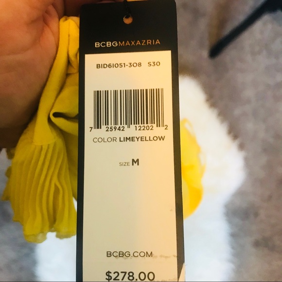 BCBG Maxazria Silk tiered layered dress NWT medium - Picture 6 of 6